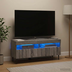 LED TV Cabinet ZWOLLE 100 x 35 x 43 cm Grey sonoma