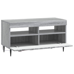 vidaXL LED TV Cabinet Grey Sonoma Engineered Wood 5