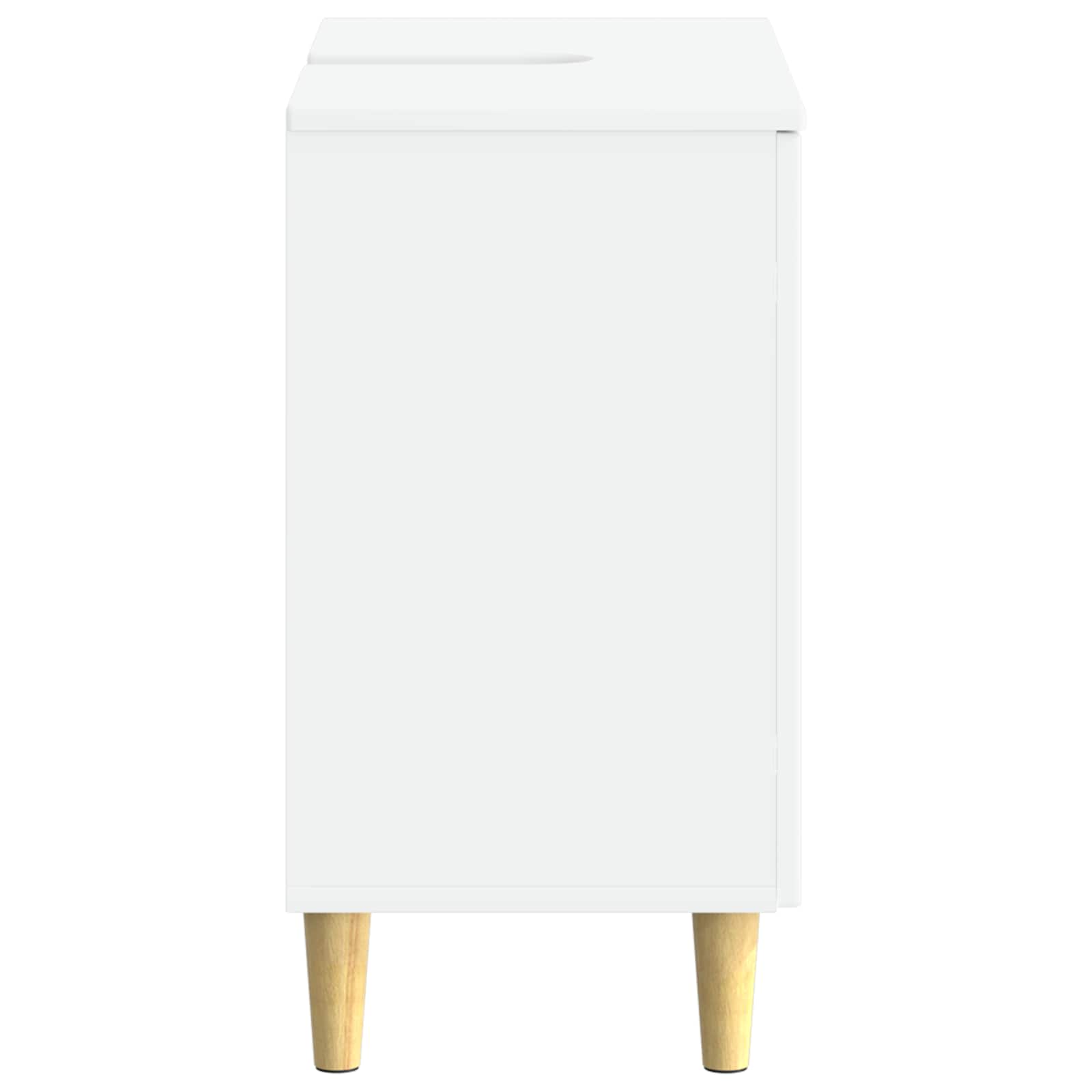 vidaXL Bathroom Sink Cabinet ARNHEM White 59.5 x 31.5x 59 cm 5