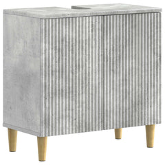vidaXL Bathroom Sink Cabinet ARNHEM Concrete Grey 59.5 x 31.5x 59 cm 2