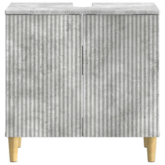 vidaXL Bathroom Sink Cabinet ARNHEM Concrete Grey 59.5 x 31.5x 59 cm 4