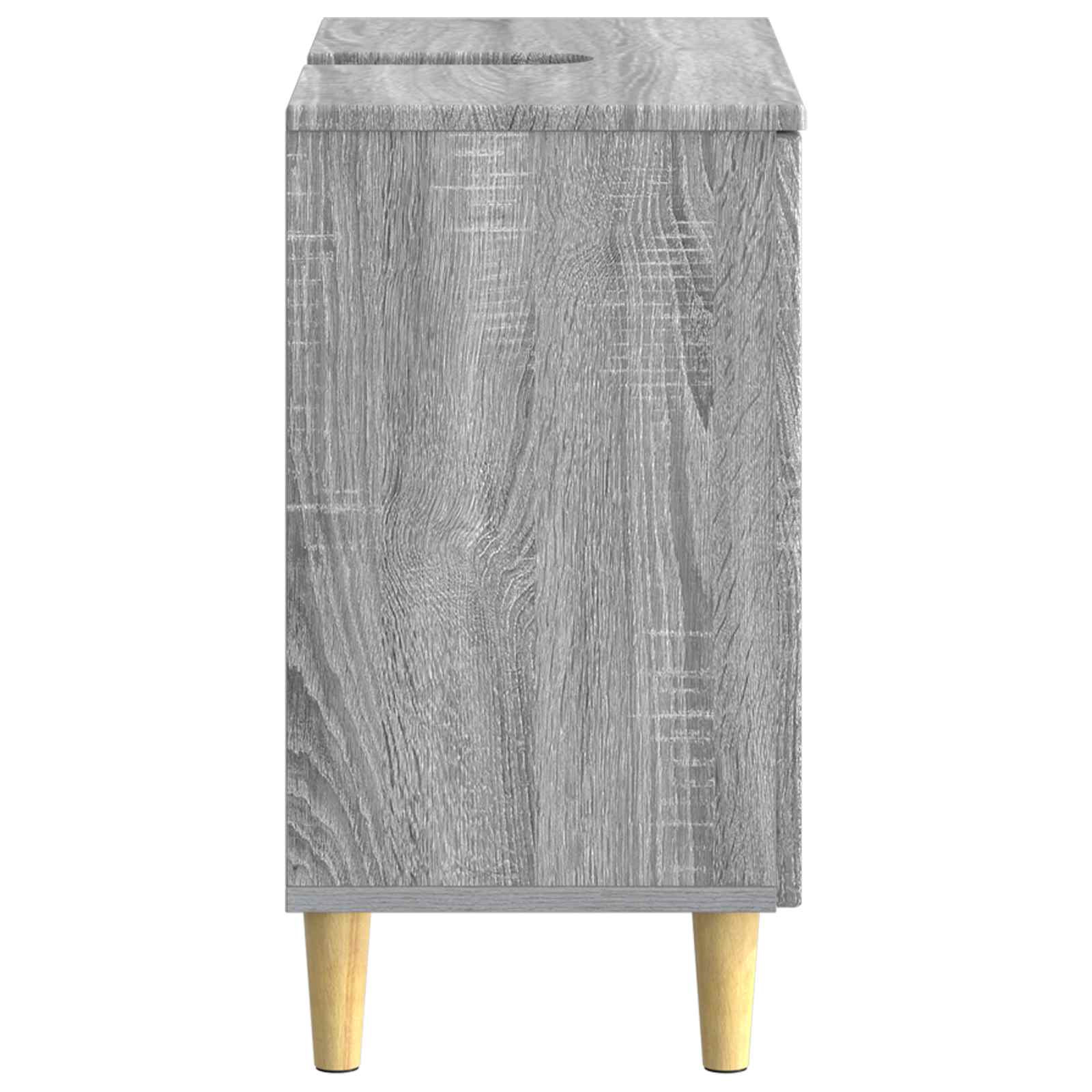 vidaXL Bathroom Sink Cabinet ARNHEM Grey Sonoma 59.5 x 31.5x 59 cm 5