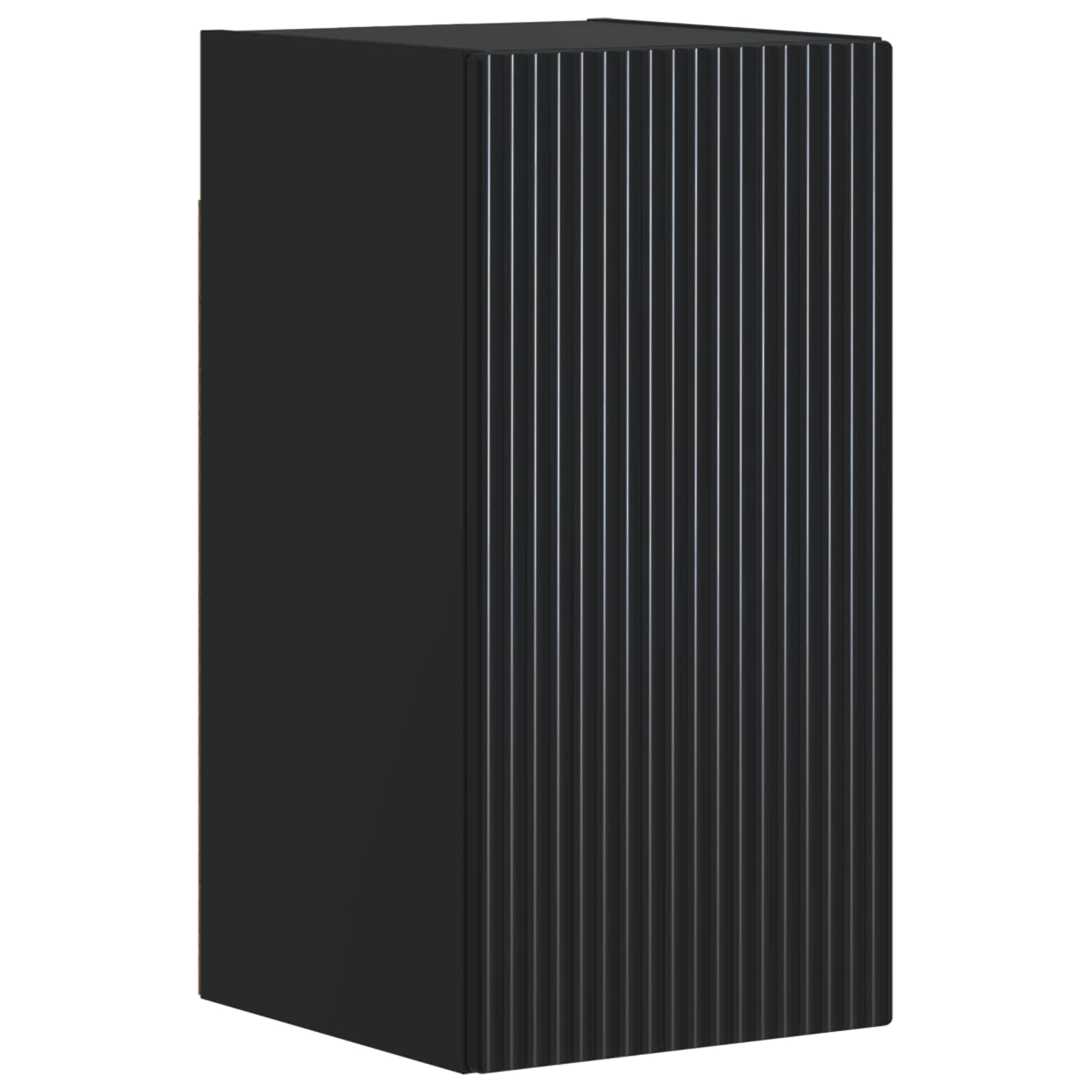 vidaXL Bathroom Wall Cabinet ARNHEM Black 30 x 31 x 59 cm 2
