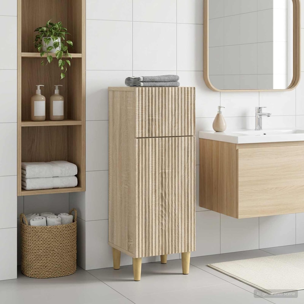 Bathroom Storage Cainet ARNHEM 30 x 31 x 80 cm Sonoma oak