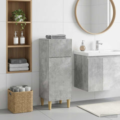 Bathroom Storage Cainet ARNHEM 30 x 31 x 80 cm Concrete grey