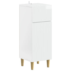 vidaXL Bathroom Storage Cainet ARNHEM High Gloss White 30 x 31 x 80 cm 2