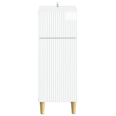 vidaXL Bathroom Storage Cainet ARNHEM High Gloss White 30 x 31 x 80 cm 4