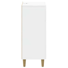 vidaXL Bathroom Storage Cainet ARNHEM High Gloss White 30 x 31 x 80 cm 5