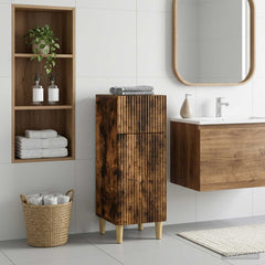 Bathroom Storage Cainet ARNHEM 30 x 31 x 80 cm Smoked oak