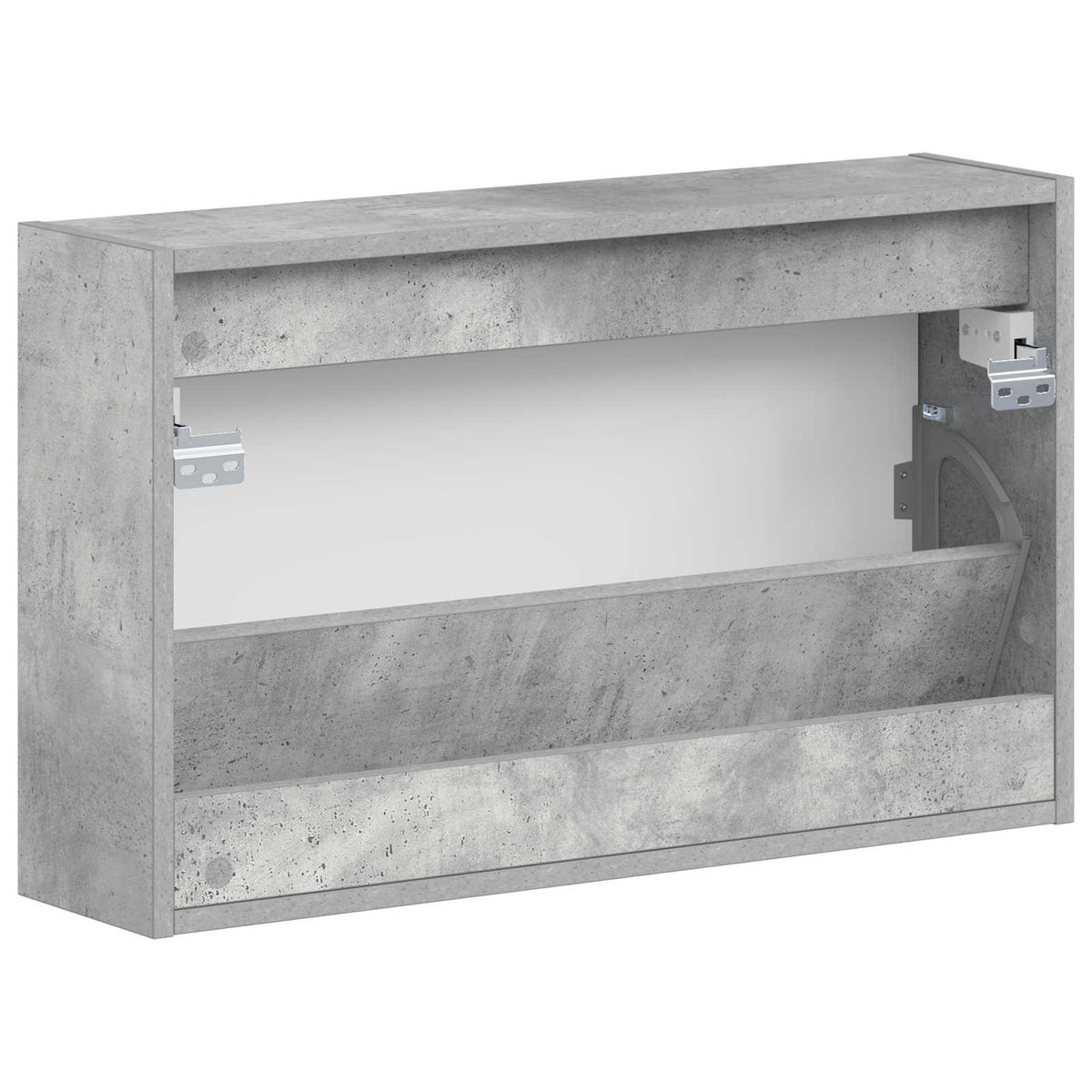 Wall-Mounted Shoe Cabinet ARNHEM 71 x 17 x 43 cm Concrete grey