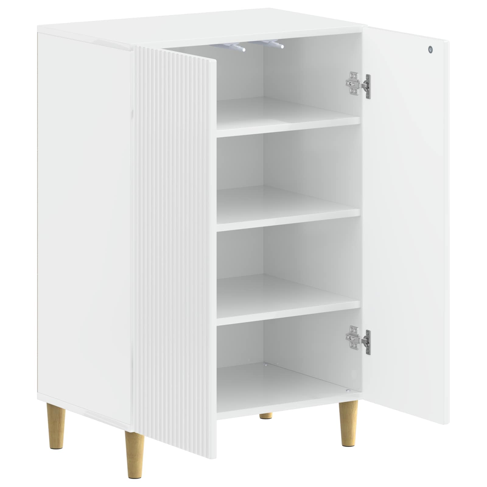 vidaXL Shoe Cabinet ARNHEM 59.5 x 39.5 x 90 cm Engineered Wood 3