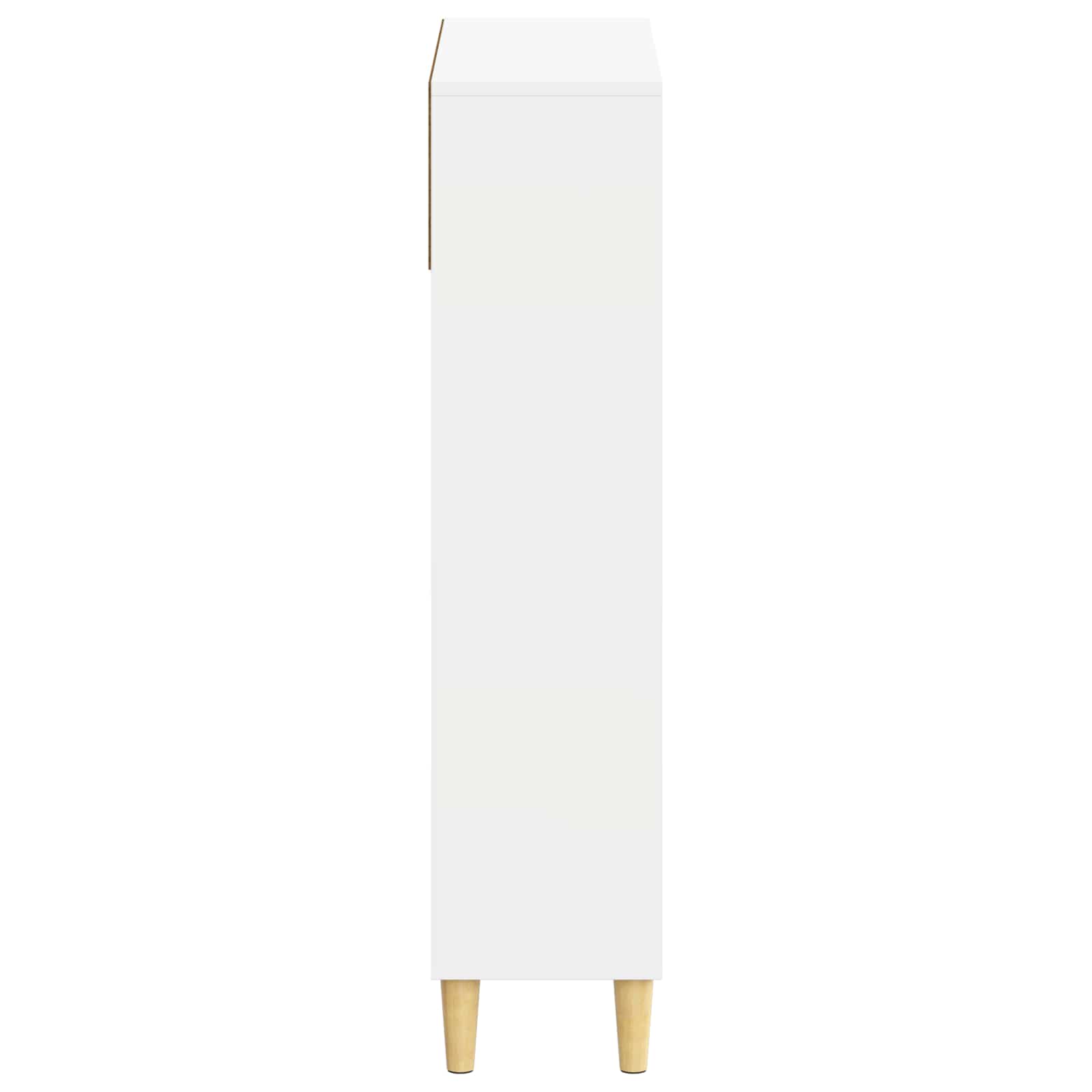 vidaXL Shoe Cabinet ARNHEM 78 x 24 x 103 cm Engineered Wood White 5