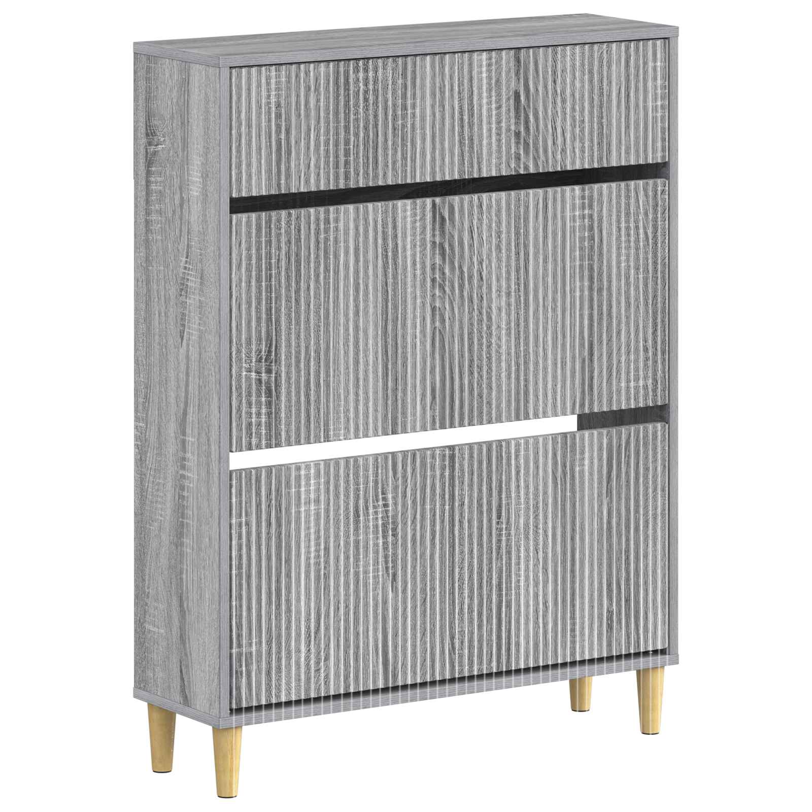 vidaXL Shoe Cabinet ARNHEM 78 x 24 x 103 cm Engineered Wood 2