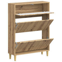 vidaXL Shoe Cabinet ARNHEM 78 x 24 x 103 cm Engineered Wood 3