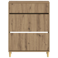 vidaXL Shoe Cabinet ARNHEM 78 x 24 x 103 cm Engineered Wood 4
