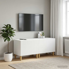 TV Cabinet Engineered Wood White