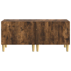 vidaXL TV Cabinet Smoked Oak Engineered Wood 5