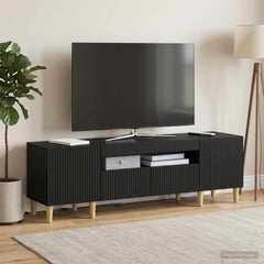 LED TV Cabinet ARNHEM 153 x 35 x 43 cm Black