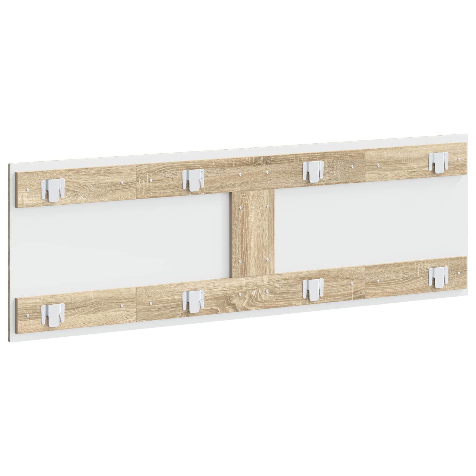 vidaXL Wall-Mounted Headboard ARNHEM Sonoma Oak Engineered Wood 5