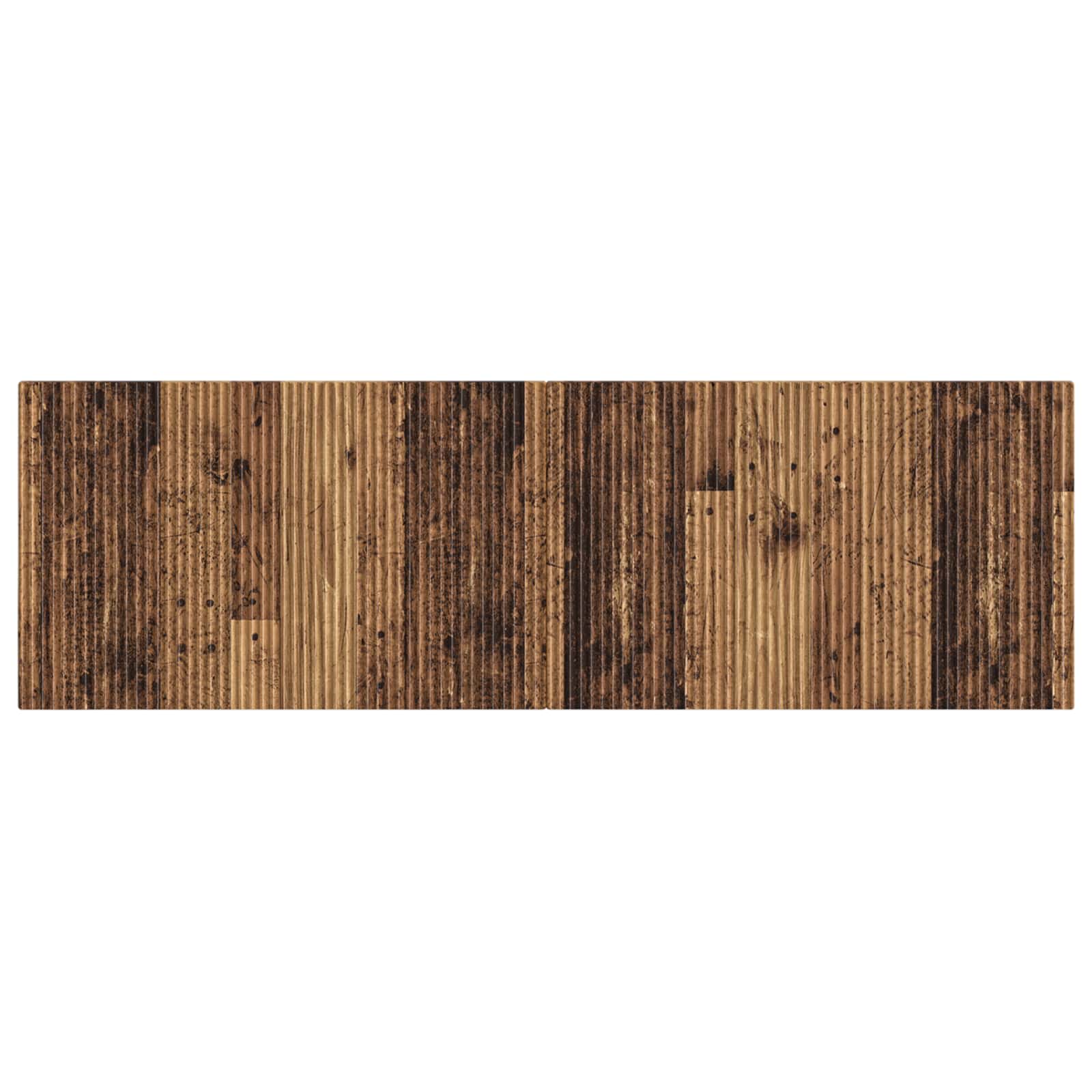 vidaXL Wall-Mounted Headboard ARNHEM Old Wood Engineered Wood 3