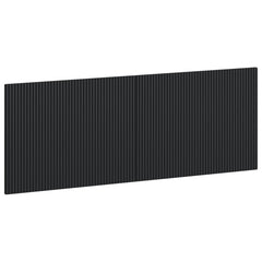 vidaXL Wall-Mounted Headboard ARNHEM Black Engineered Wood 2