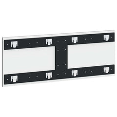 vidaXL Wall-Mounted Headboard ARNHEM Black Engineered Wood 5