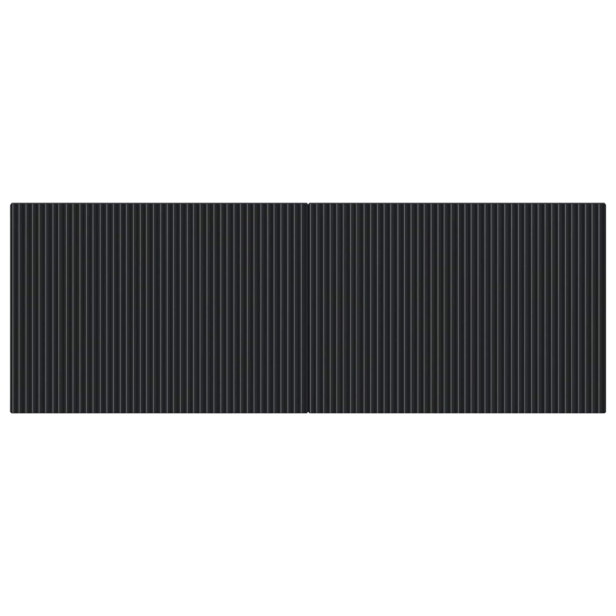 Wall-Mounted Headboard ARNHEM Engineered Wood Width 140 cm Black