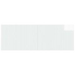 vidaXL Wall-Mounted Headboard ARNHEM High Gloss White Engineered Wood 3