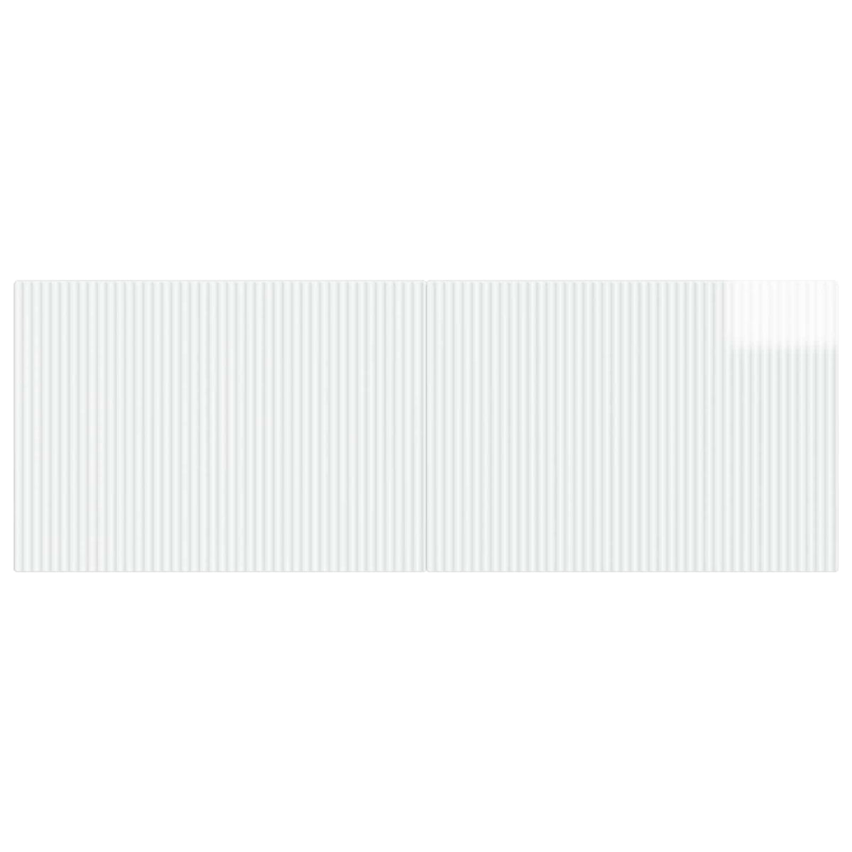 Wall-Mounted Headboard ARNHEM Engineered Wood Width 140 cm High gloss white