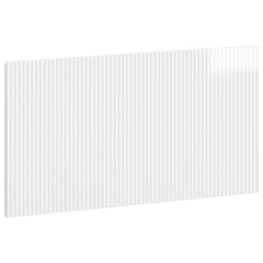 vidaXL Wall-Mounted Headboard ARNHEM High Gloss White Engineered Wood 2