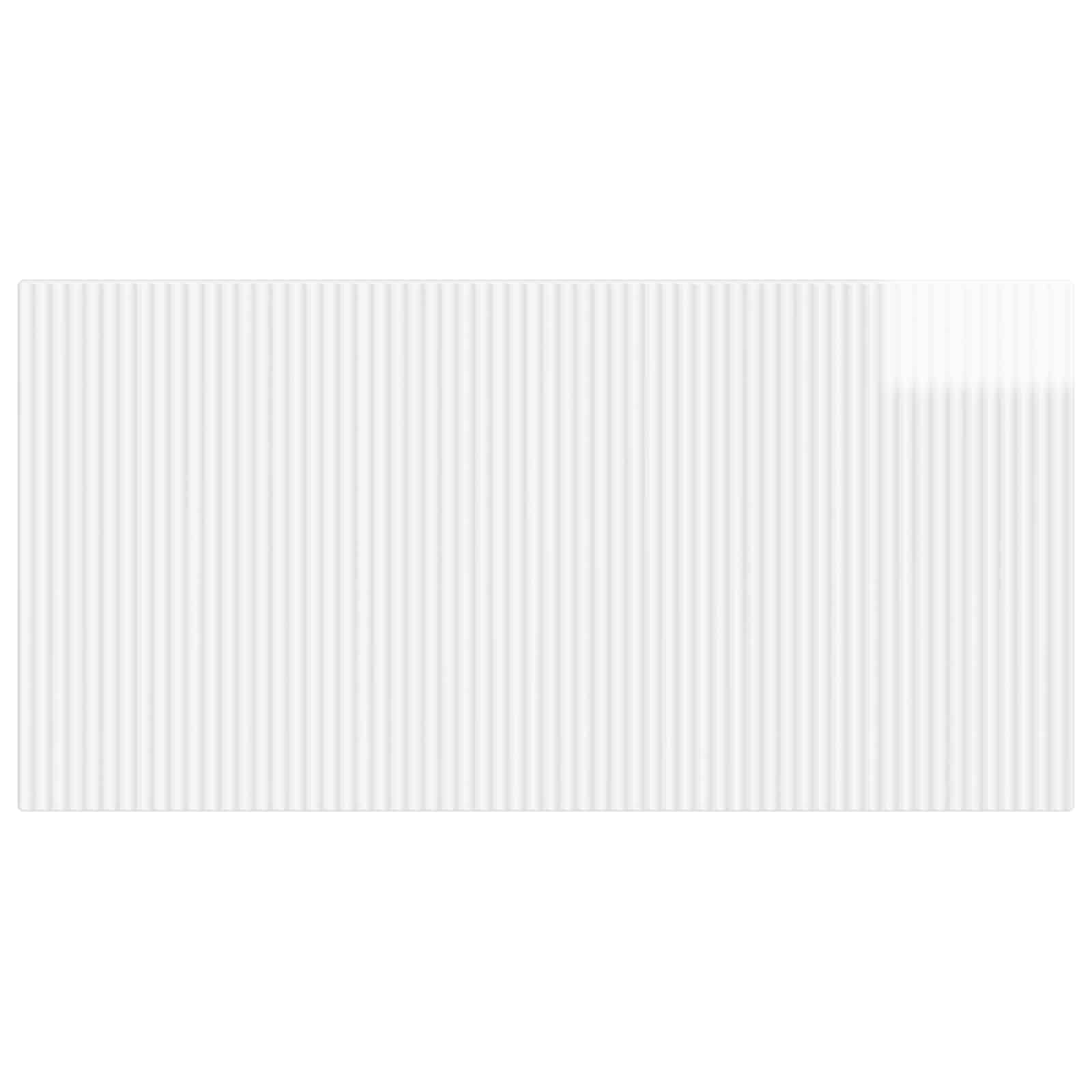 vidaXL Wall-Mounted Headboard ARNHEM High Gloss White Engineered Wood 3