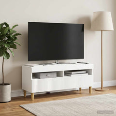 LED TV Cabinet ARNHEM 100 x 35 x 43 cm White