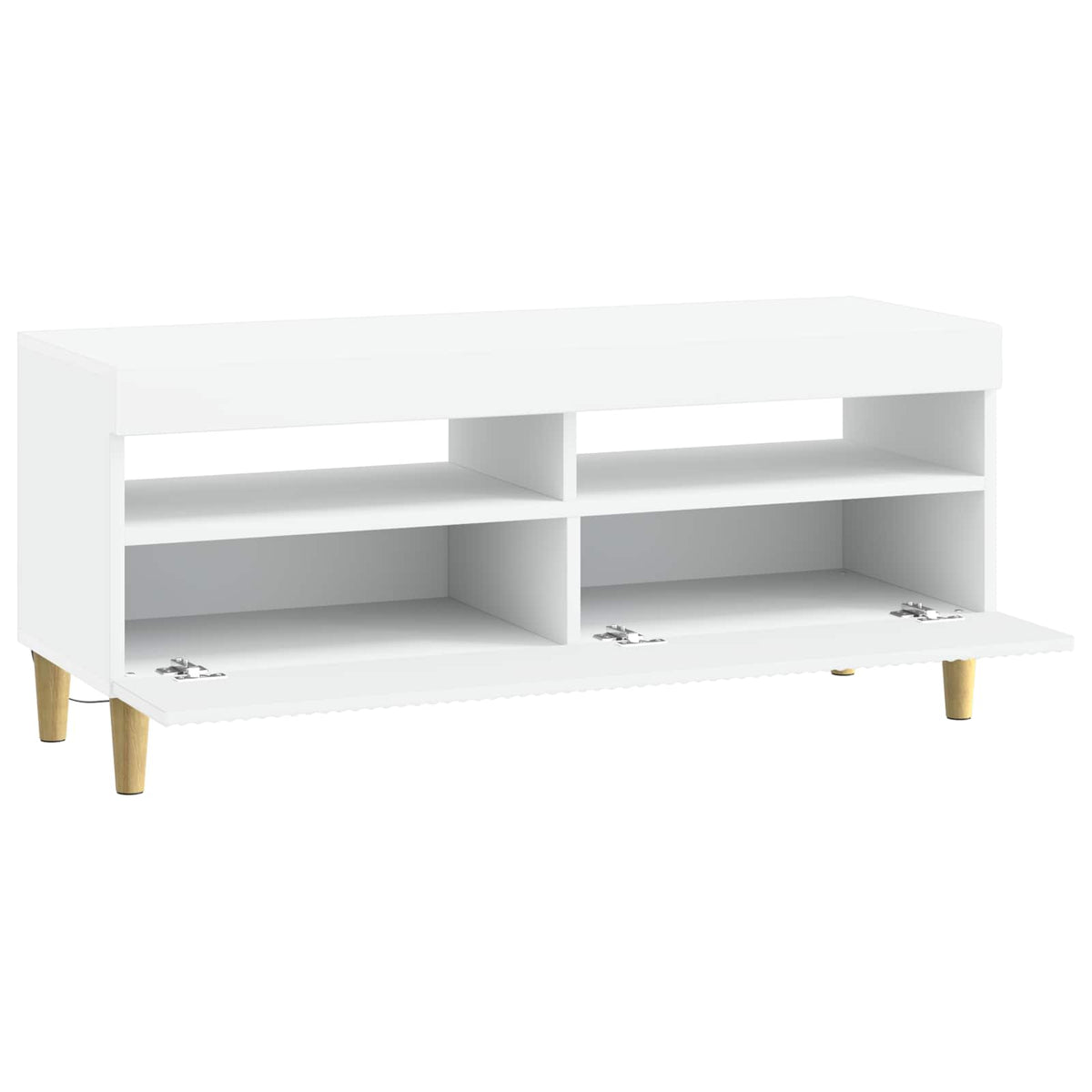 LED TV Cabinet ARNHEM 100 x 35 x 43 cm White