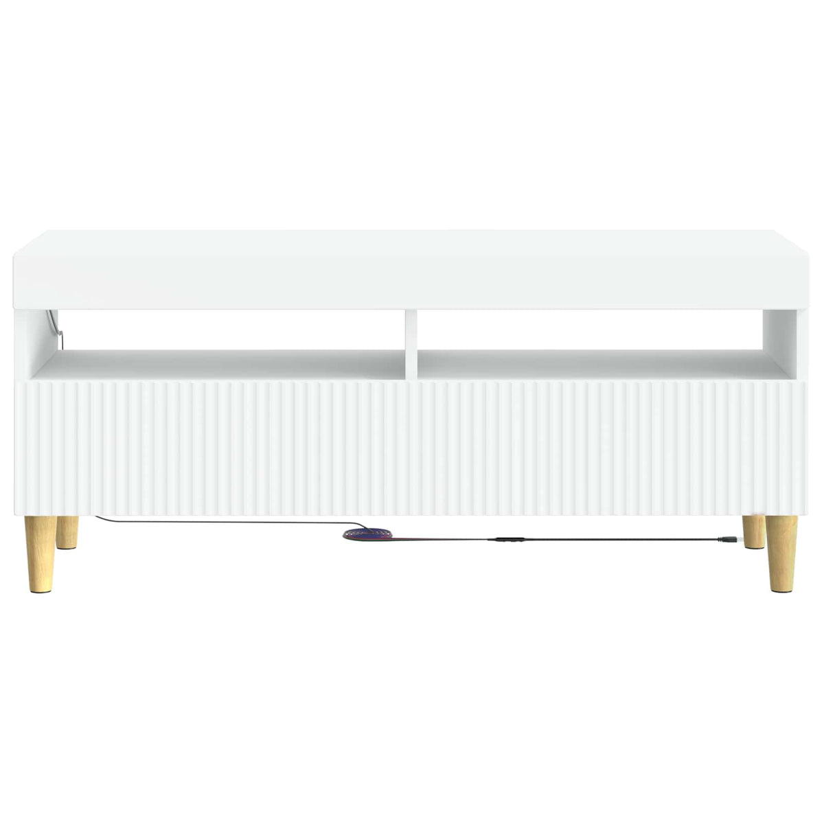 LED TV Cabinet ARNHEM 100 x 35 x 43 cm White