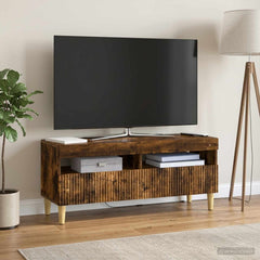 LED TV Cabinet ARNHEM 100 x 35 x 43 cm Smoked oak