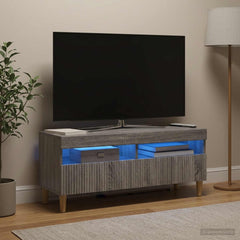 LED TV Cabinet ARNHEM 100 x 35 x 43 cm Grey sonoma