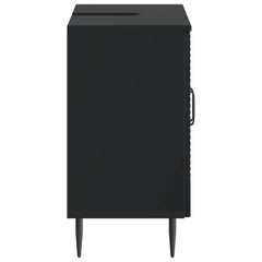 vidaXL Bathroom Sink Cabinet HAARLEM Black 59.5 x 31.5x 59 cm 5
