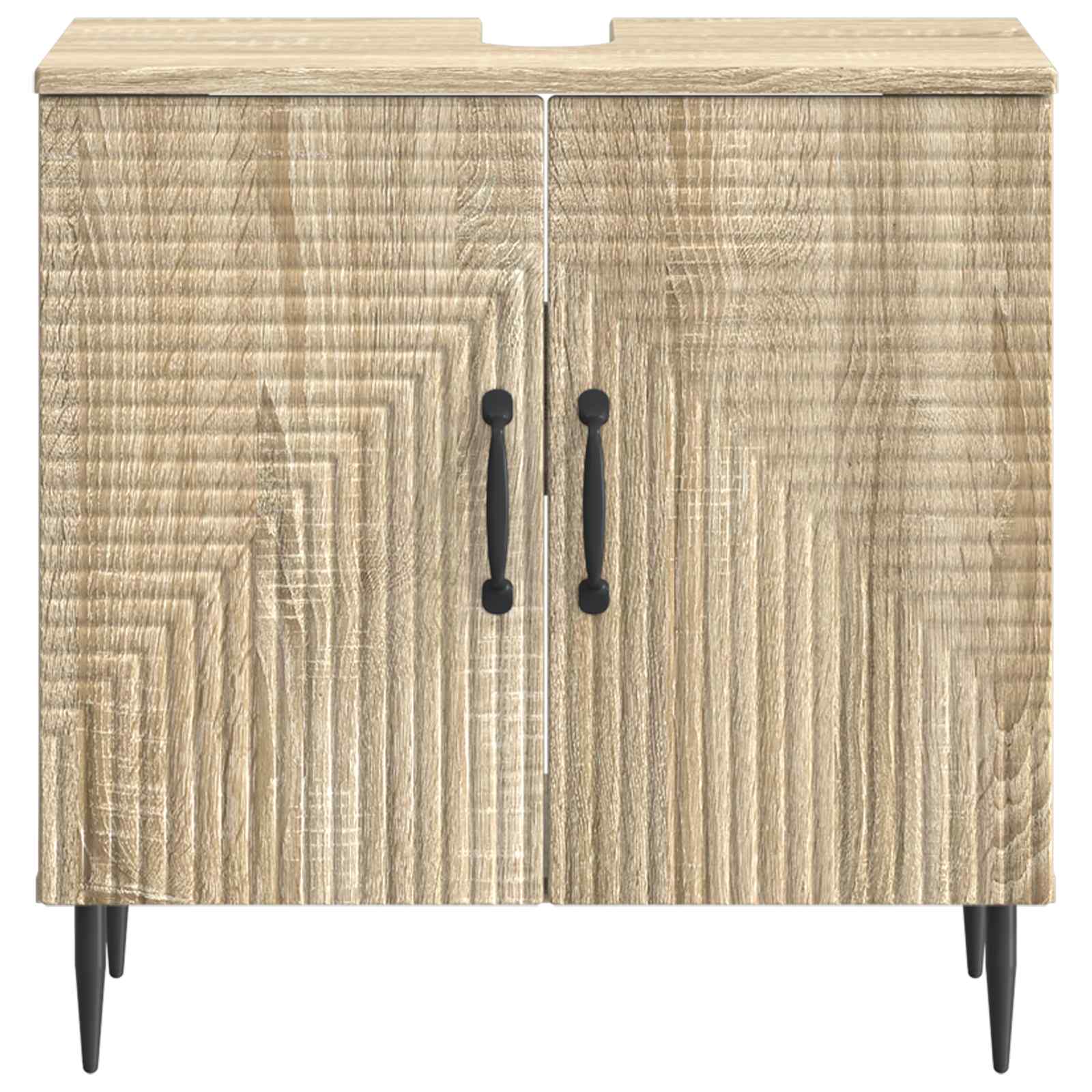 vidaXL Bathroom Sink Cabinet HAARLEM Sonoma Oak 59.5 x 31.5x 59 cm 4