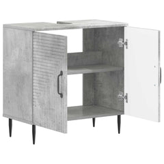 vidaXL Bathroom Sink Cabinet HAARLEM Concrete Grey 59.5 x 31.5x 59 cm 3