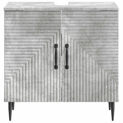 vidaXL Bathroom Sink Cabinet HAARLEM Concrete Grey 59.5 x 31.5x 59 cm 4