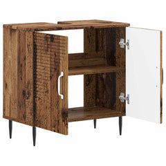 vidaXL Bathroom Sink Cabinet HAARLEM Old Wood 59.5 x 31.5x 59 cm 3