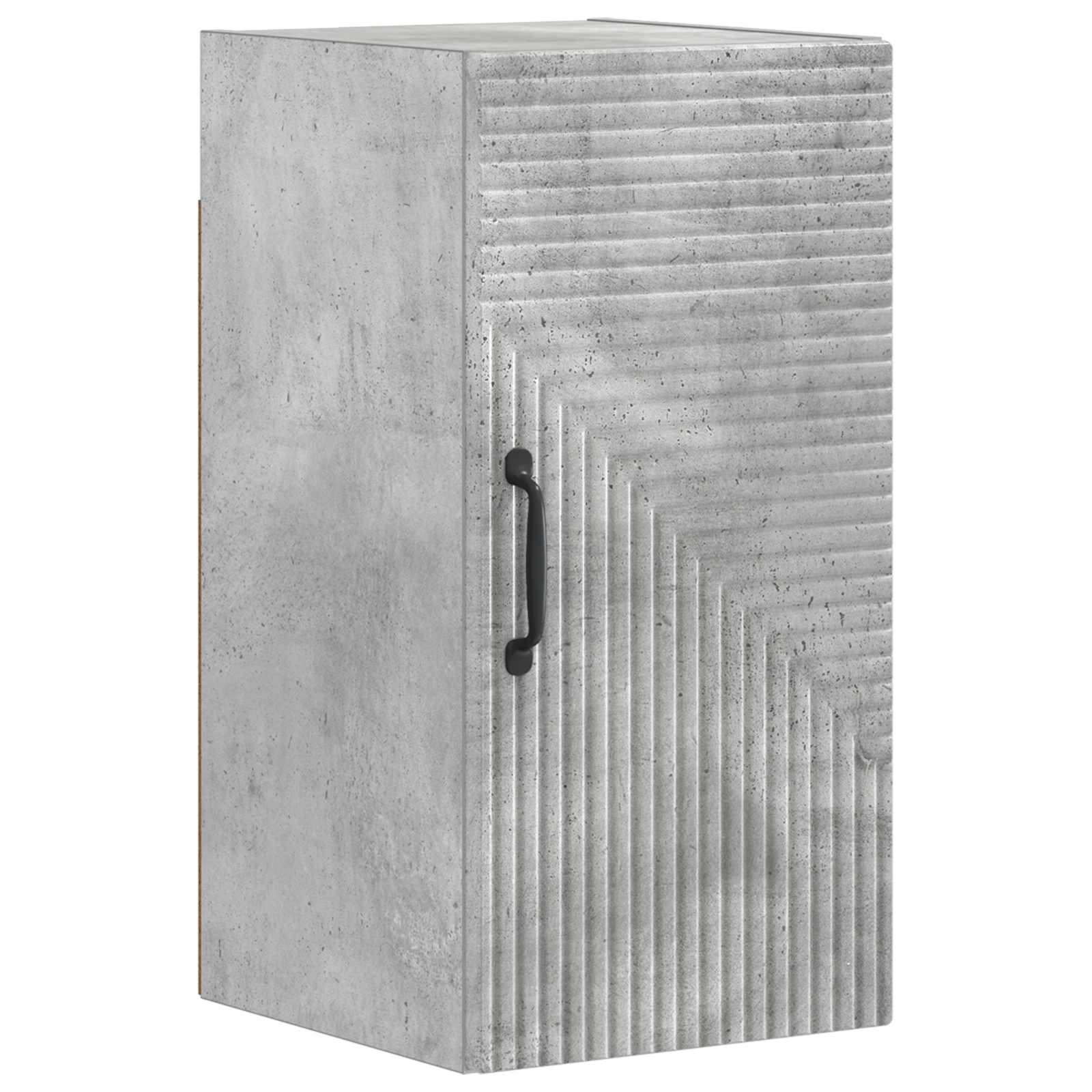 vidaXL Bathroom Wall Cabinet HAARLEM Concrete Grey 30 x 31 x 59 cm 2