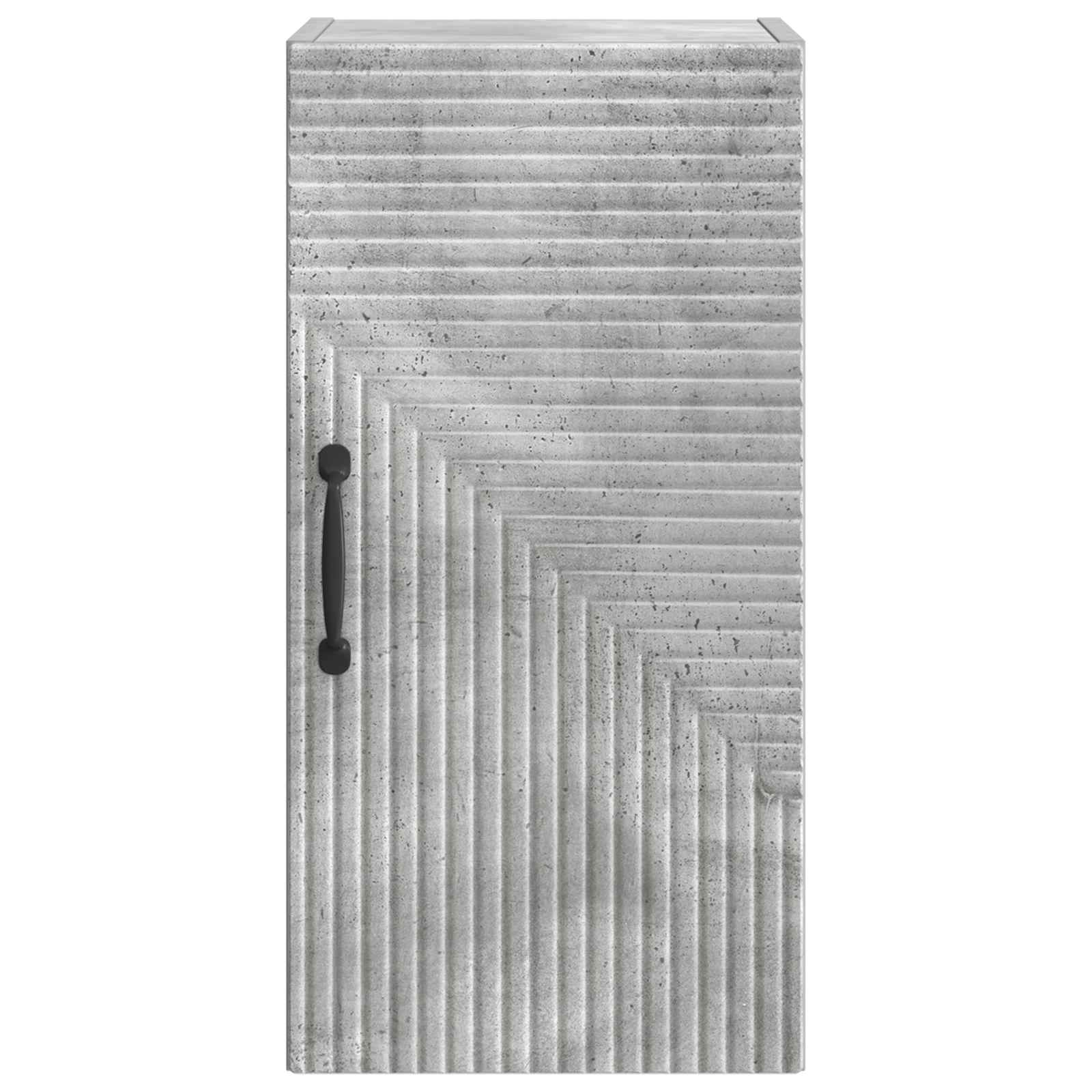vidaXL Bathroom Wall Cabinet HAARLEM Concrete Grey 30 x 31 x 59 cm 4