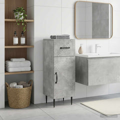 Bathroom Storage Cainet HAARLEM 30 x 31 x 80 cm Concrete grey