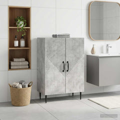 Bathroom Storage Cainet HAARLEM 59.5 x 31 x 80 cm Concrete grey