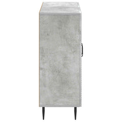 vidaXL Bathroom Storage Cainet HAARLEM Concrete Grey 59.5 x 31 x 80 cm 5