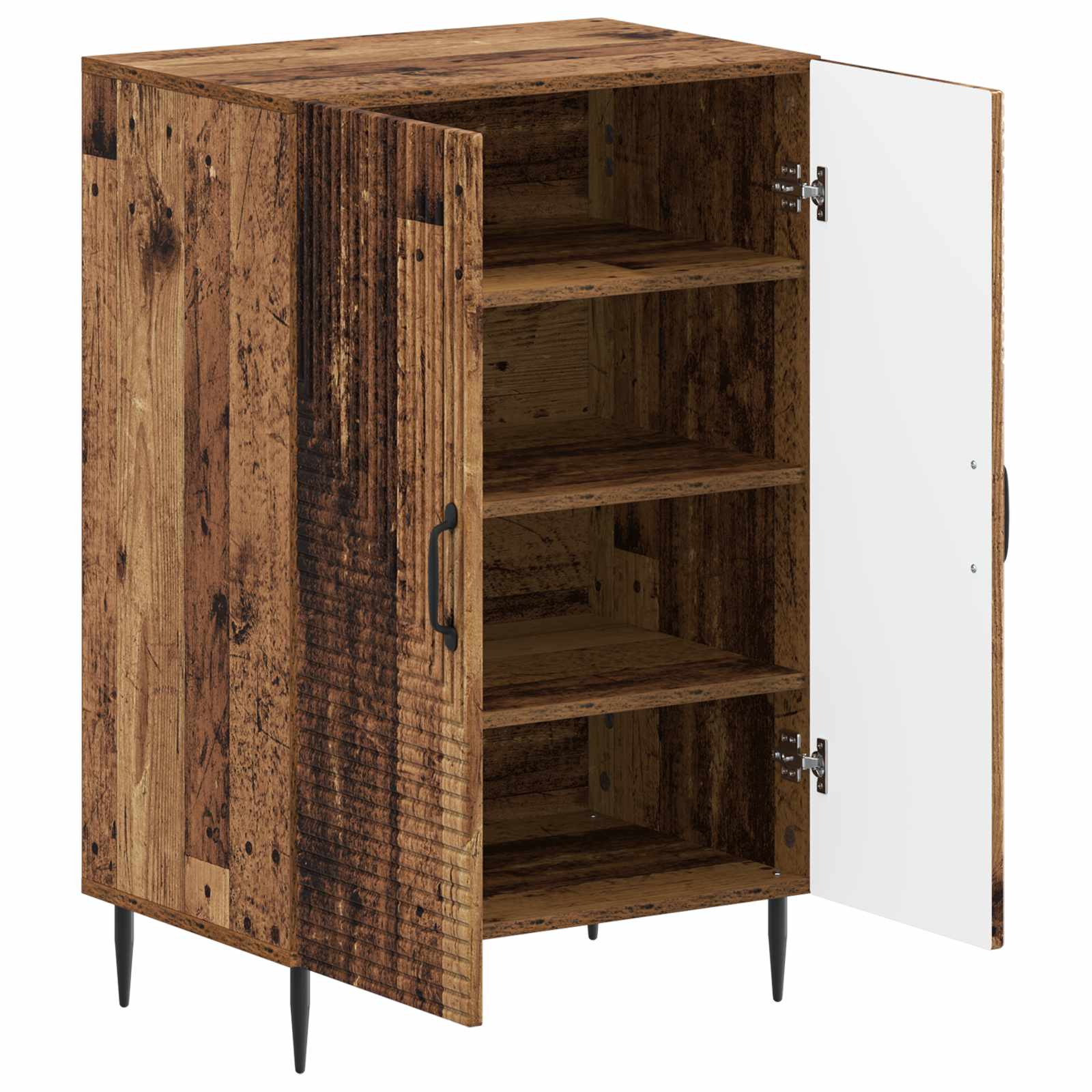vidaXL Shoe Cabinet HAARLEM 59.5 x 39.5 x 89.5 cm Engineered Wood 3