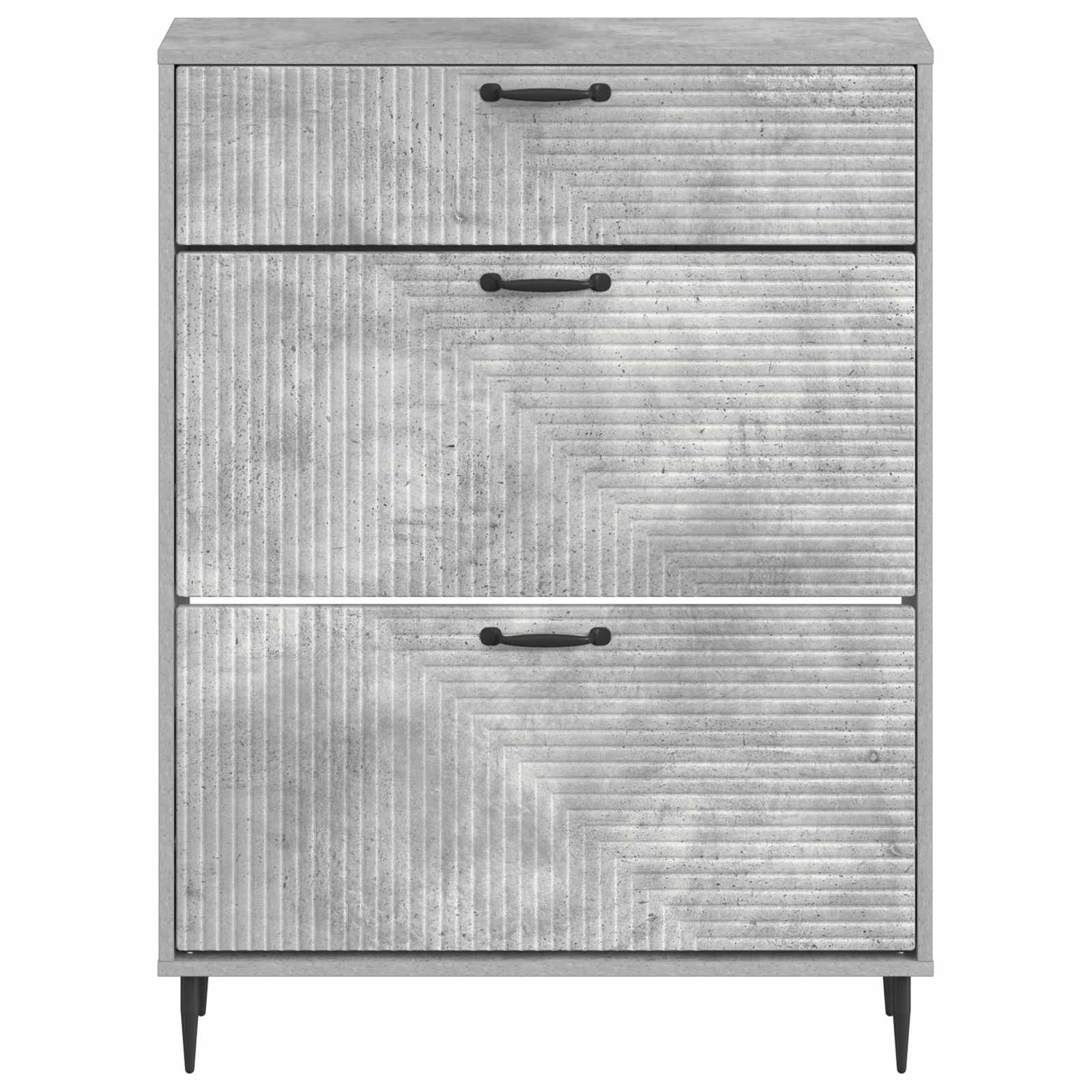 vidaXL Shoe Cabinet HAARLEM 78 x 24 x 103 cm Engineered Wood 4