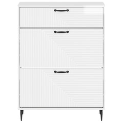 vidaXL Shoe Cabinet HAARLEM 78 x 24 x 103 cm Engineered Wood 4