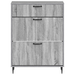 vidaXL Shoe Cabinet HAARLEM 78 x 24 x 103 cm Engineered Wood 4